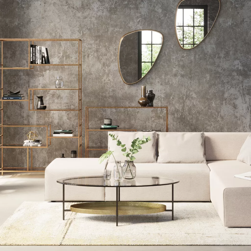 Matot>KARE Design Abstract Matto, Beige 170x240cm