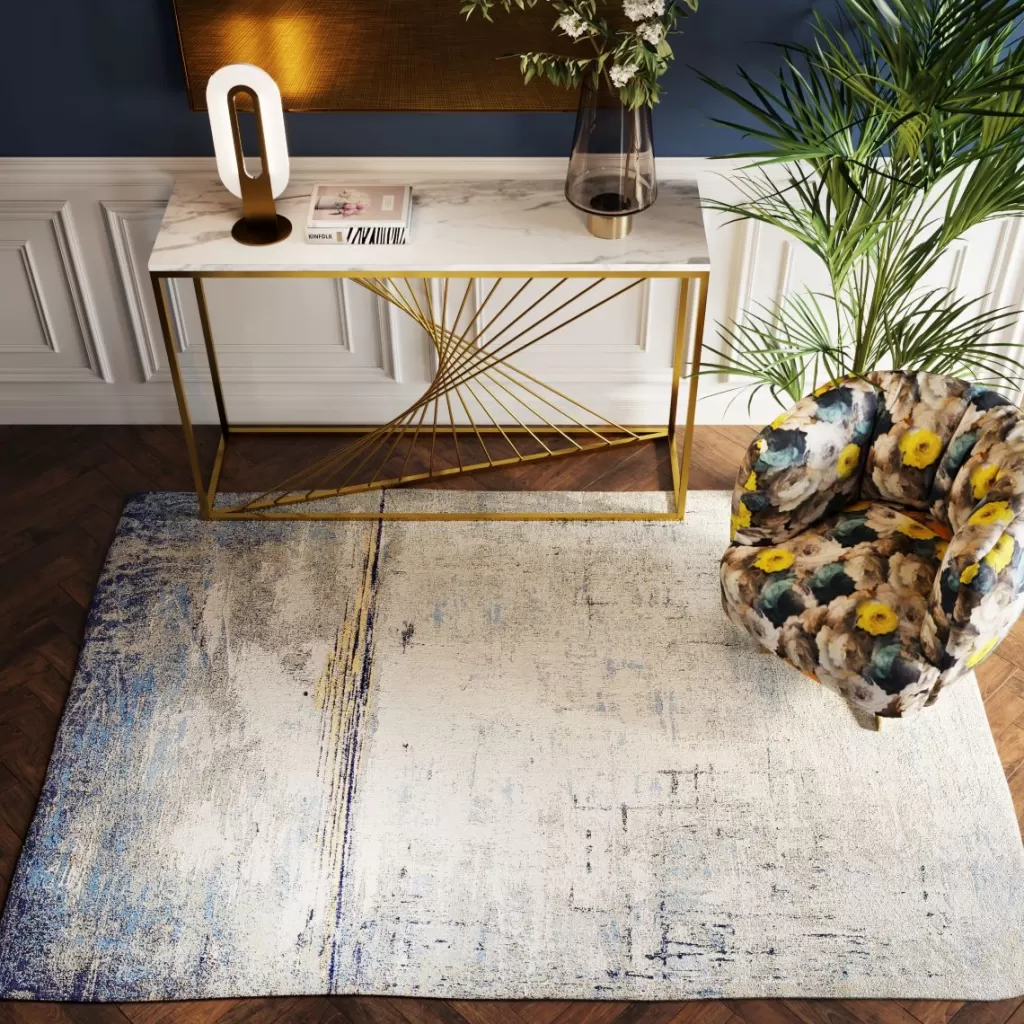 Matot>KARE Design Abstract Matto, Tummansininen 170x240cm