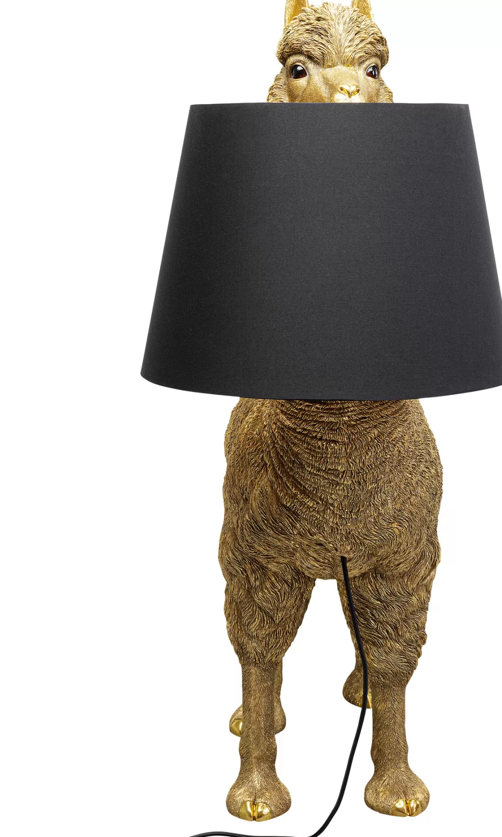 Lattiavalaisimet>KARE Design Alpaca Alpakka Lattiavalaisin Kulta 108 Cm