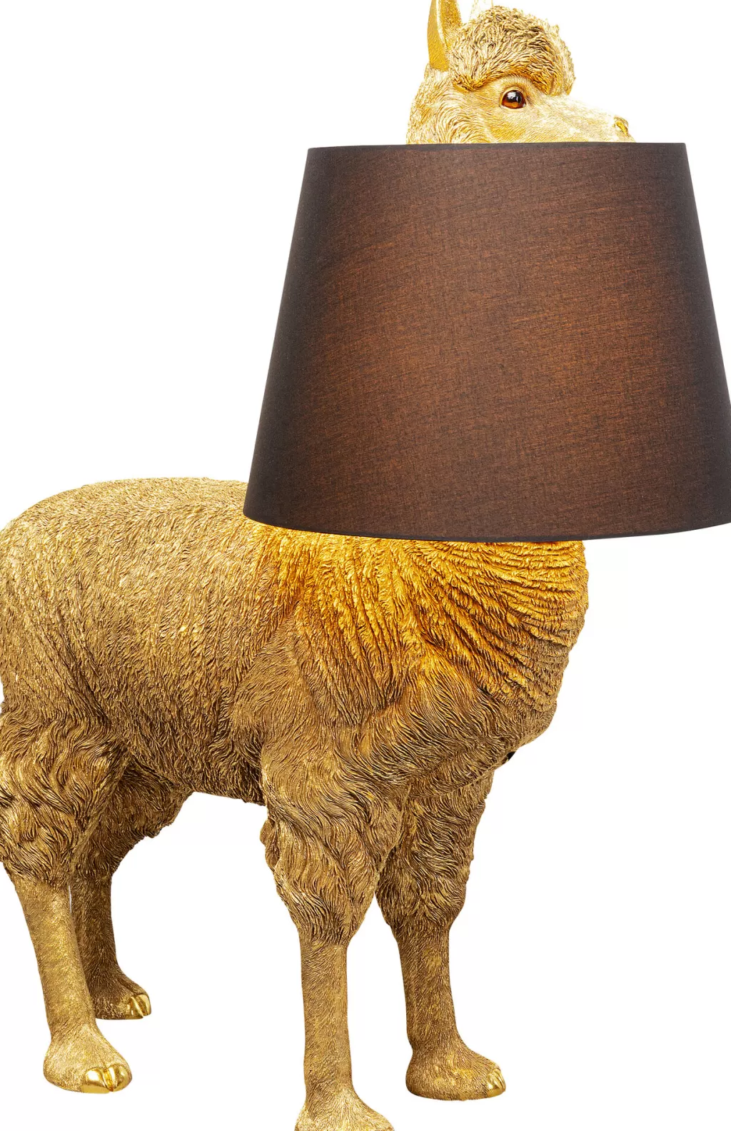 Lattiavalaisimet>KARE Design Alpaca Alpakka Lattiavalaisin Kulta 108 Cm