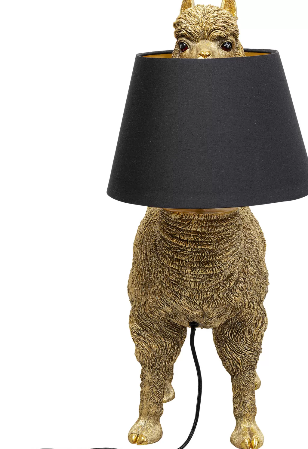 Pöytävalaisimet>KARE Design Alpaca Alpakka Pöytävalaisin Kulta 59 Cm