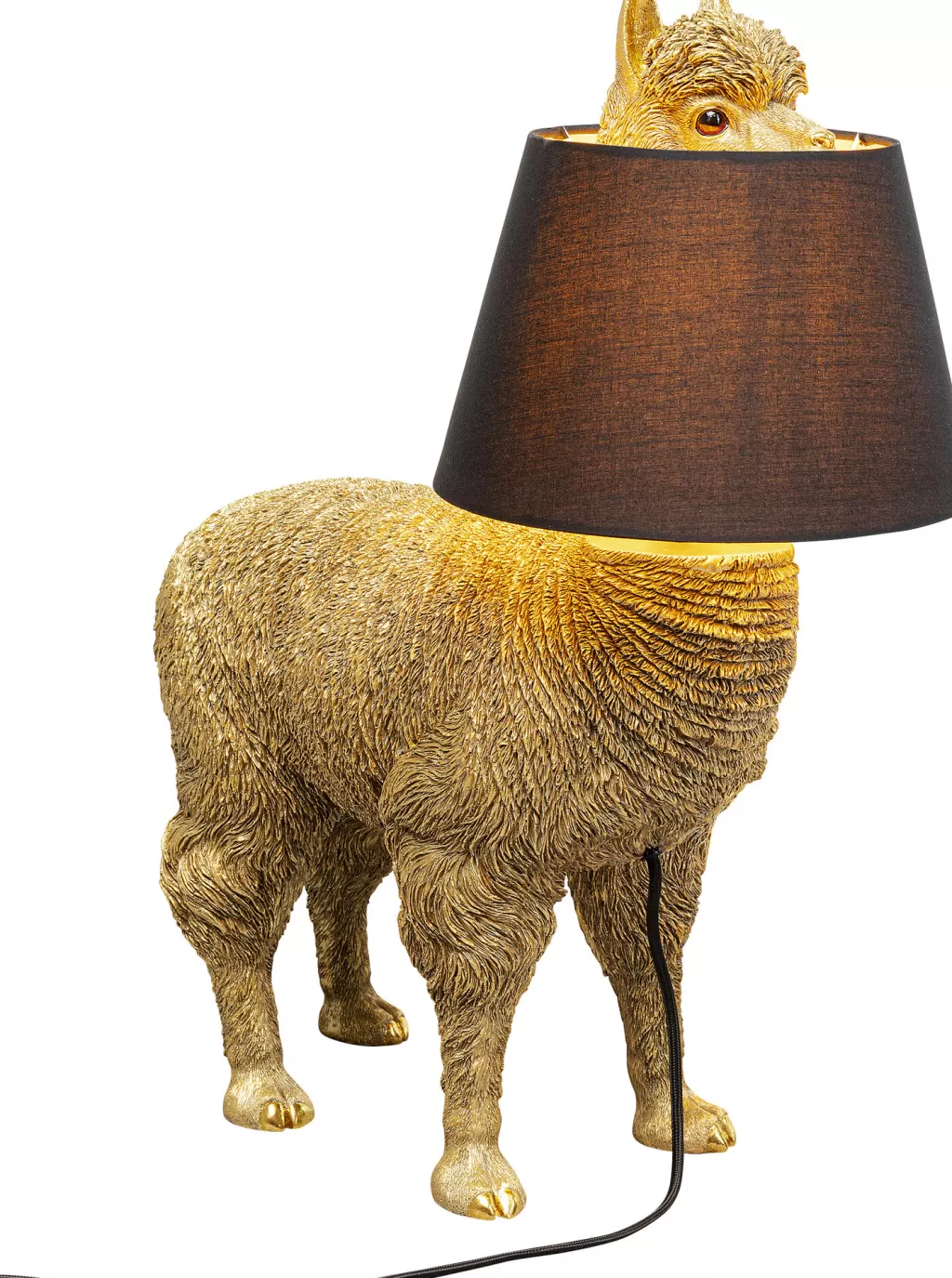 Pöytävalaisimet>KARE Design Alpaca Alpakka Pöytävalaisin Kulta 59 Cm