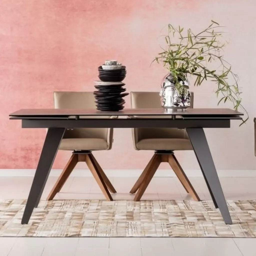 Pöydät>KARE Design Amsterdam Dark Jatkettava Pöytä 160(40+40)x90cm