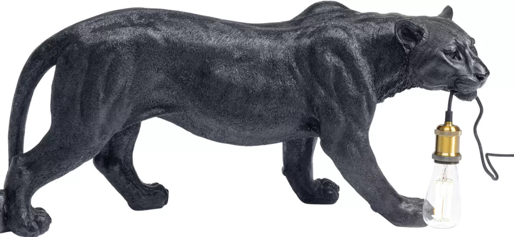 Lattiavalaisimet | Olohuone>KARE Design Animal Bagheera Pantteri Lattiavalaisin 40cm