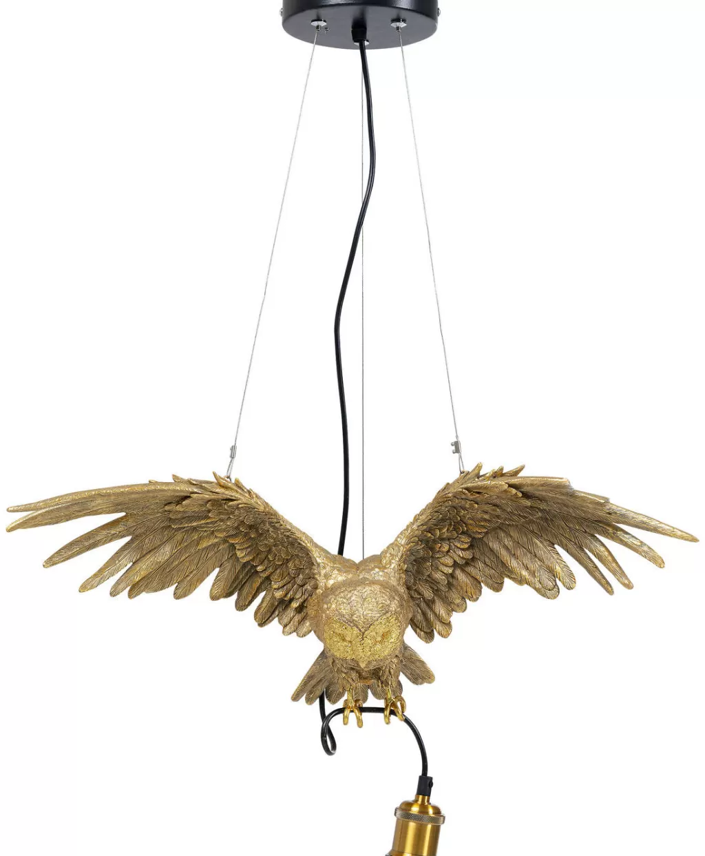 Riippuvalaisimet>KARE Design Animal Owl Pöllö Riippuvalaisin, Kulta 60cm