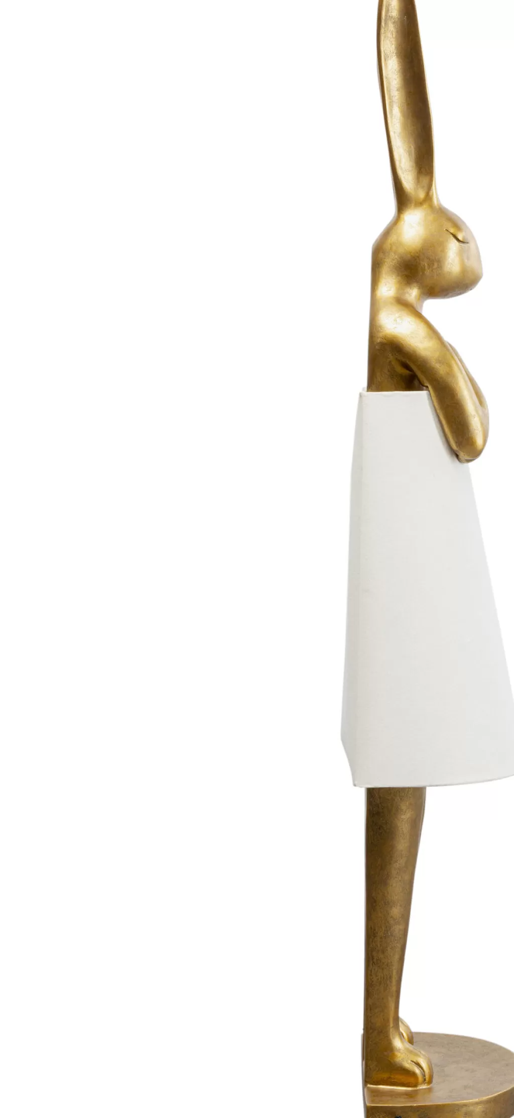 Lattiavalaisimet>KARE Design Animal Rabbit Pupu Lattiavalaisin Kulta/valkoinen 150cm