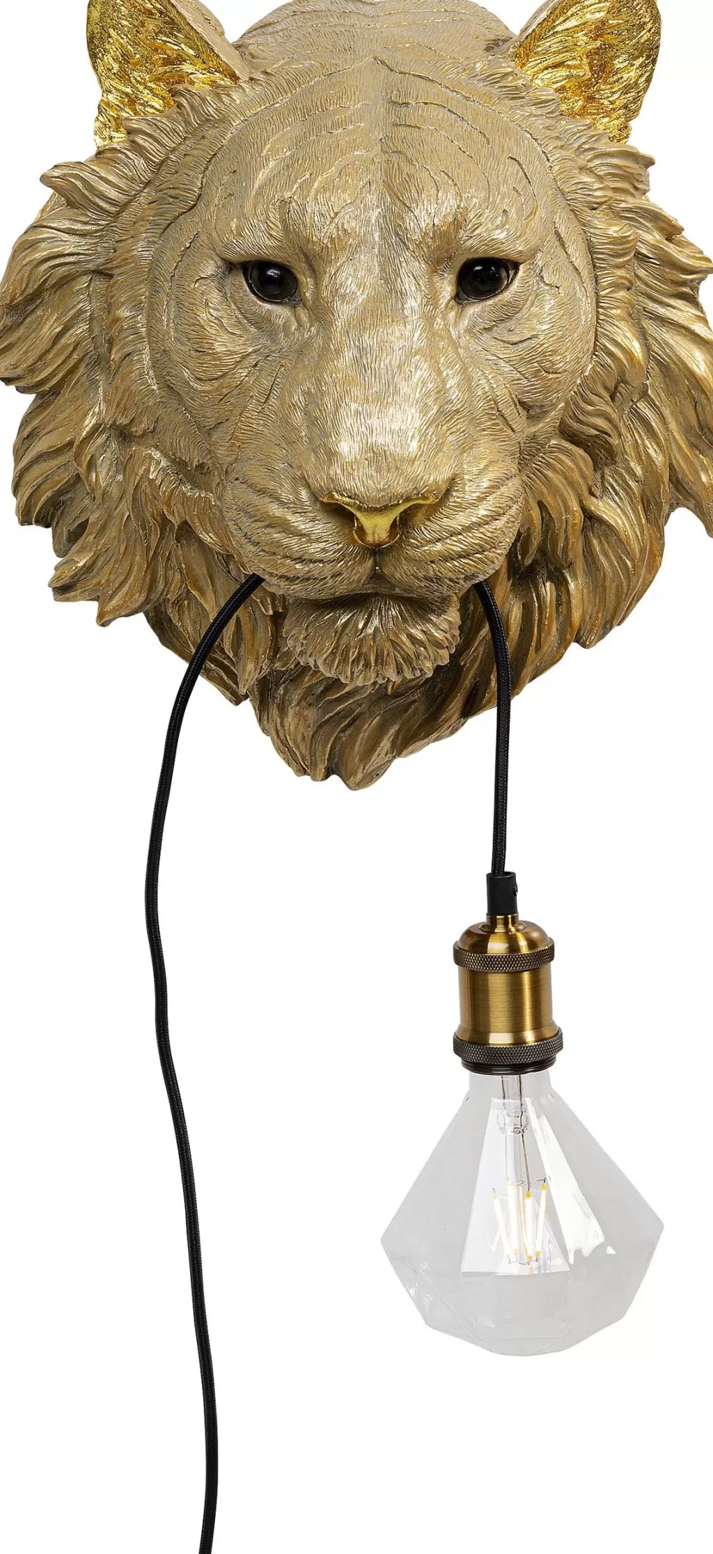 Seinävalaisimet>KARE Design Animal Tiger Head Leijonan Pää Seinävalaisin 34cm