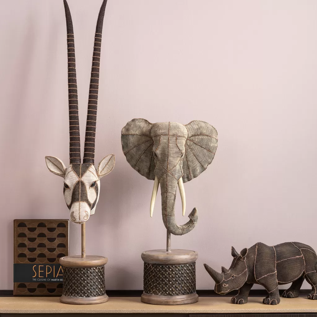 Jalalliset Koriste-Esineet>KARE Design Antelope Head Pearls Antilooppi Koriste-esine 124cm