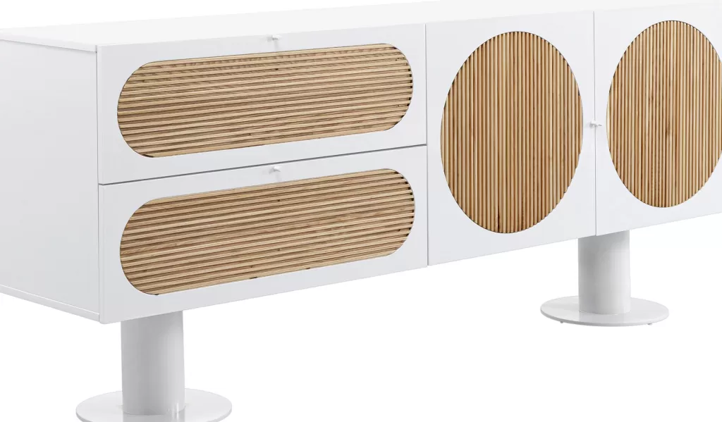 Senkit | Lipastot>KARE Design Atomic Senkki Valkoinen 183x76cm