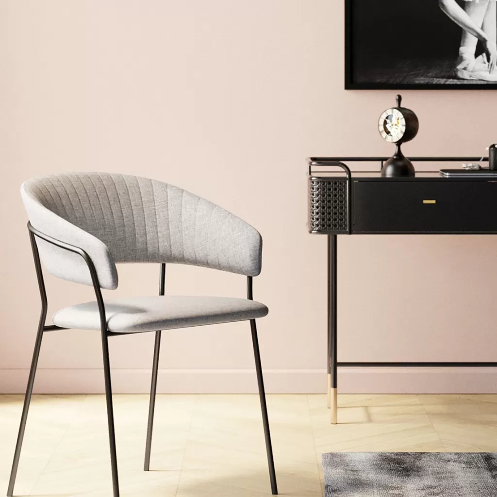 Tuolit>KARE Design Belle Tuoli Käsinojilla - Beige (2/Setti)