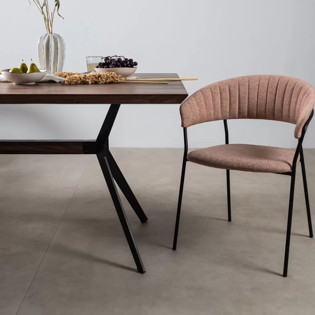 Tuolit>KARE Design Belle Tuoli Käsinojilla - Roosa (2/Setti)