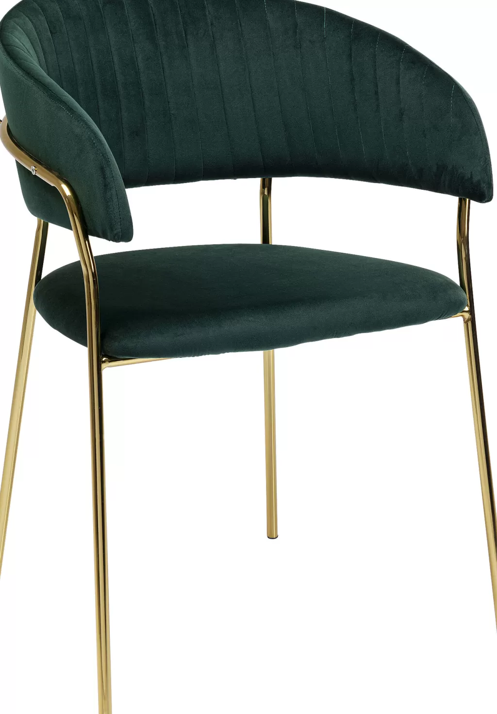 Tuolit>KARE Design Belle Tuoli Käsinojilla - Sametti, Vihreä (2/Setti)