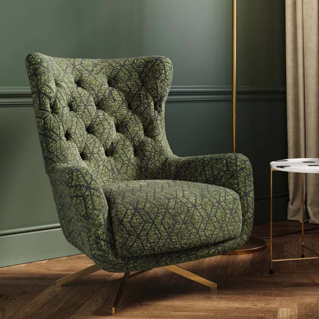 Nojatuolit>KARE Design Bellini Pyörivä Nojatuoli, Vihreä