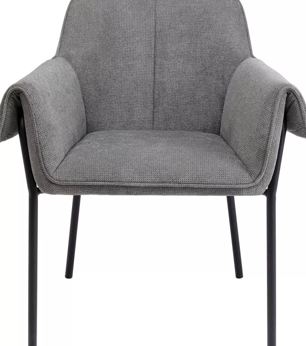 Tuolit>KARE Design Bess Tuoli Käsinojilla, Harmaa