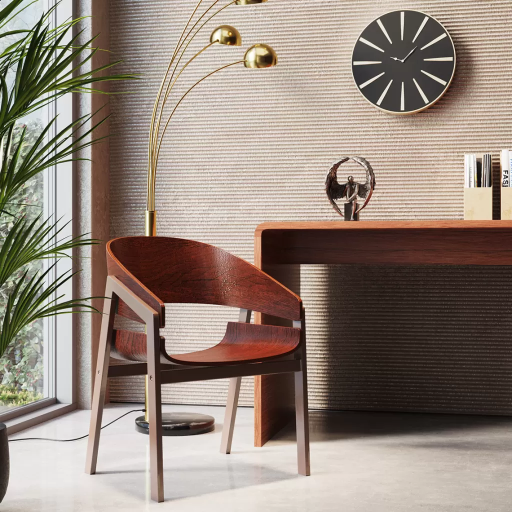 Tuolit>KARE Design Biarritz Tuoli Käsinojilla Ruskea