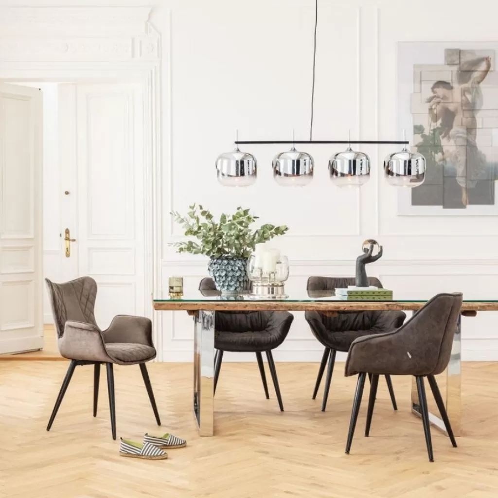 Tuolit>KARE Design Black Marshall Velvet Tuoli Harmaa