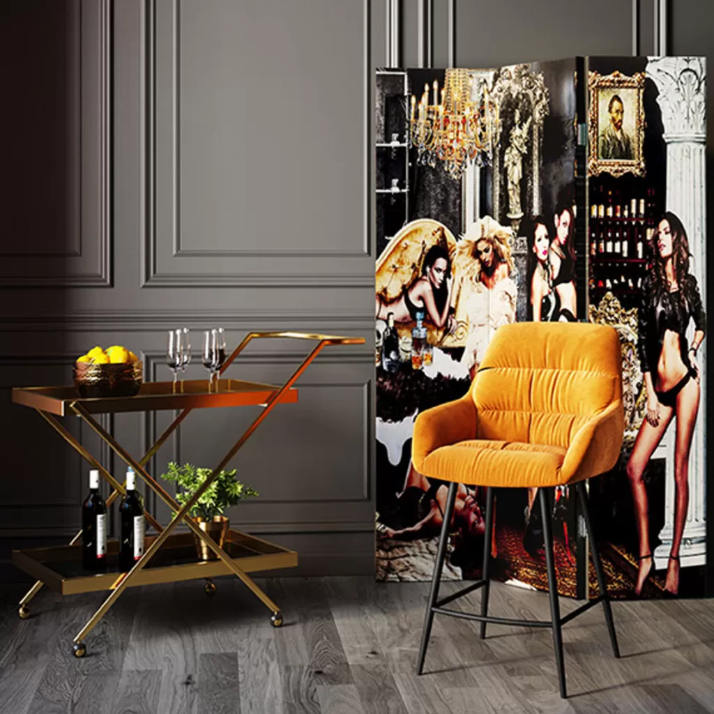 Baarituolit>KARE Design Bristol Baarituoli Keltainen 69cm