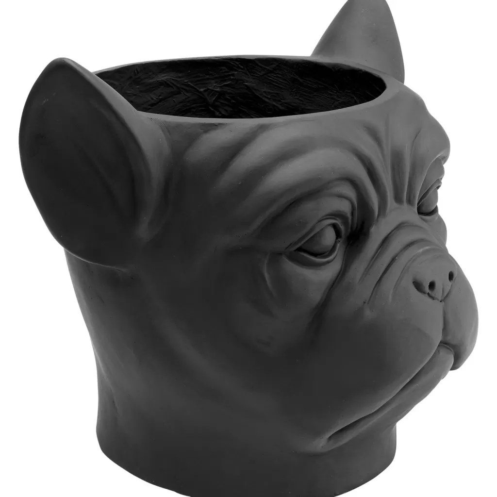Ruukut>KARE Design Bulldog Black Suojaruukku, Musta