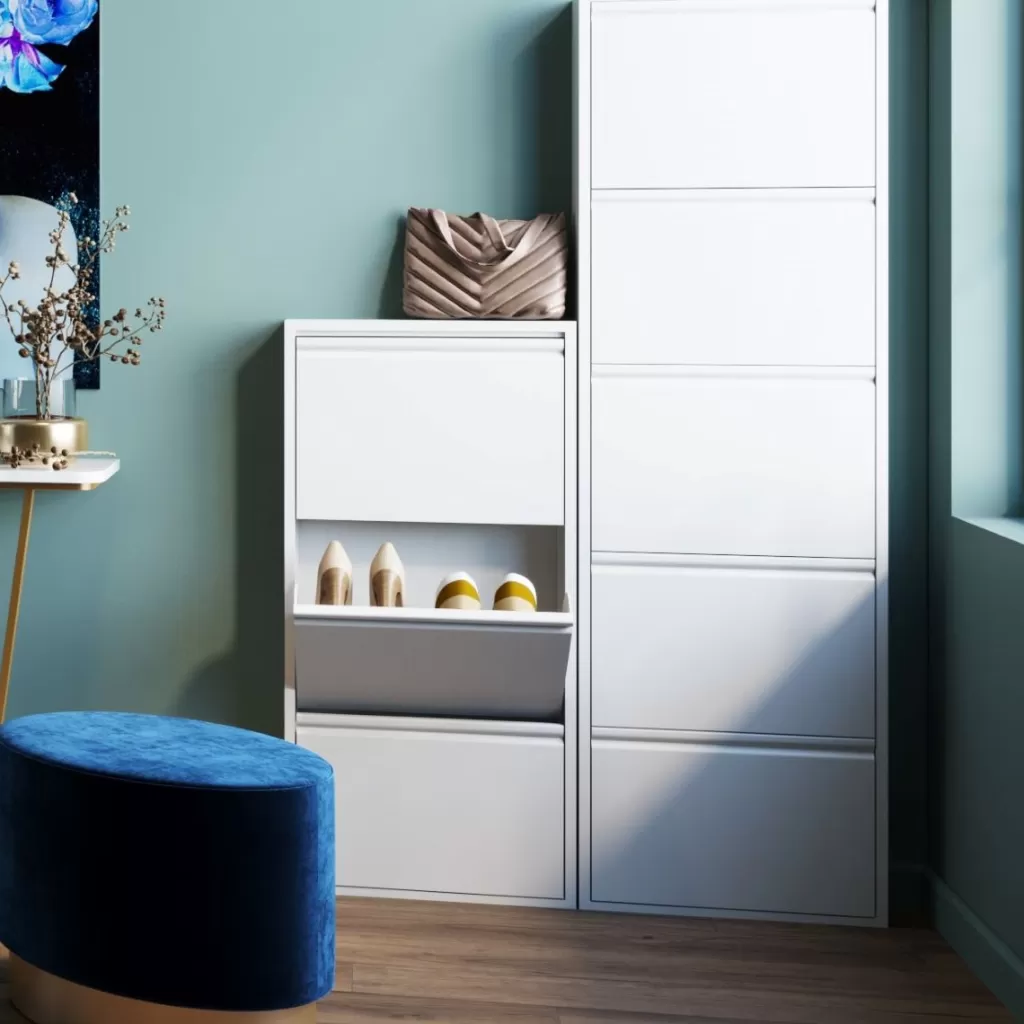 Kenkäkaapit>KARE Design Caruso 3 Kenkäkaappi, Valkoinen (MO)