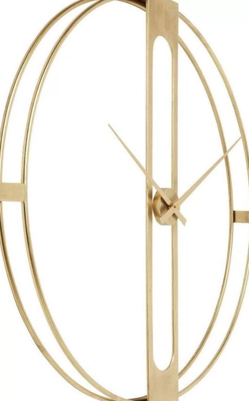 Kellot>KARE Design Clip Gold Seinäkello, Kulta Ø107cm