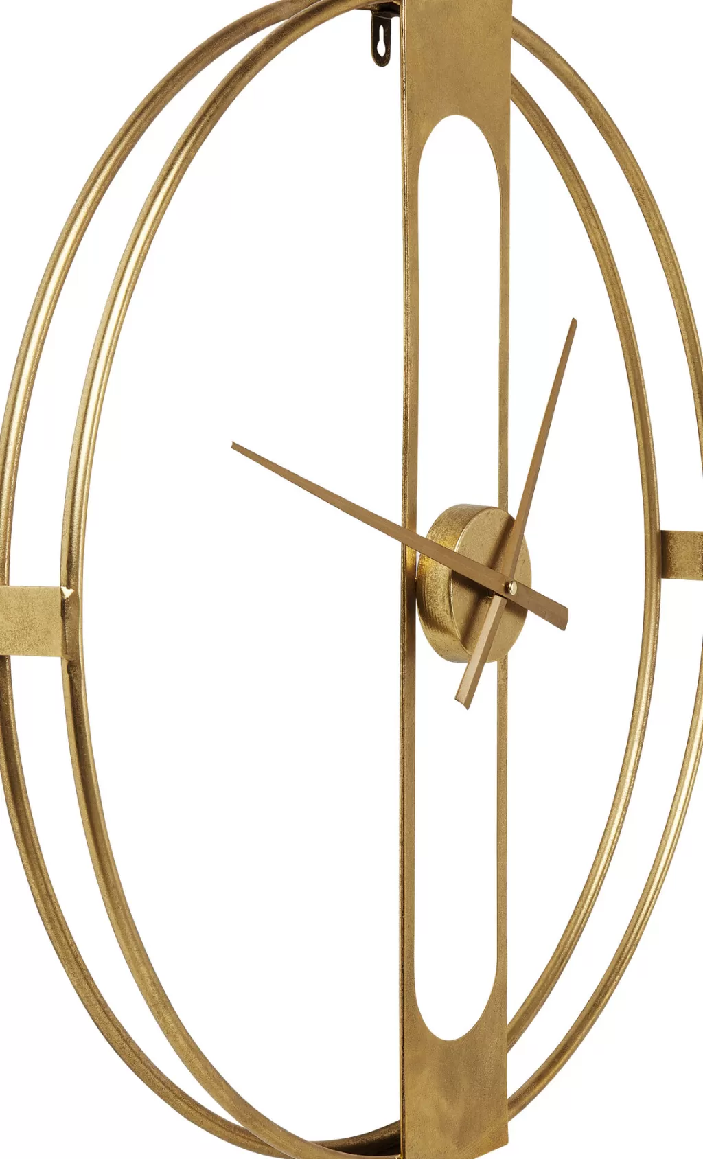 Kellot>KARE Design Clip Gold Seinäkello, Kulta Ø60cm