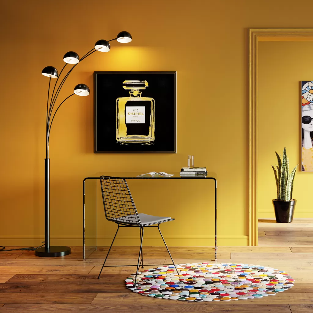 Työpöydät>KARE Design Club Työpöytä, Toimistopöytä, Kirkas 125x60cm