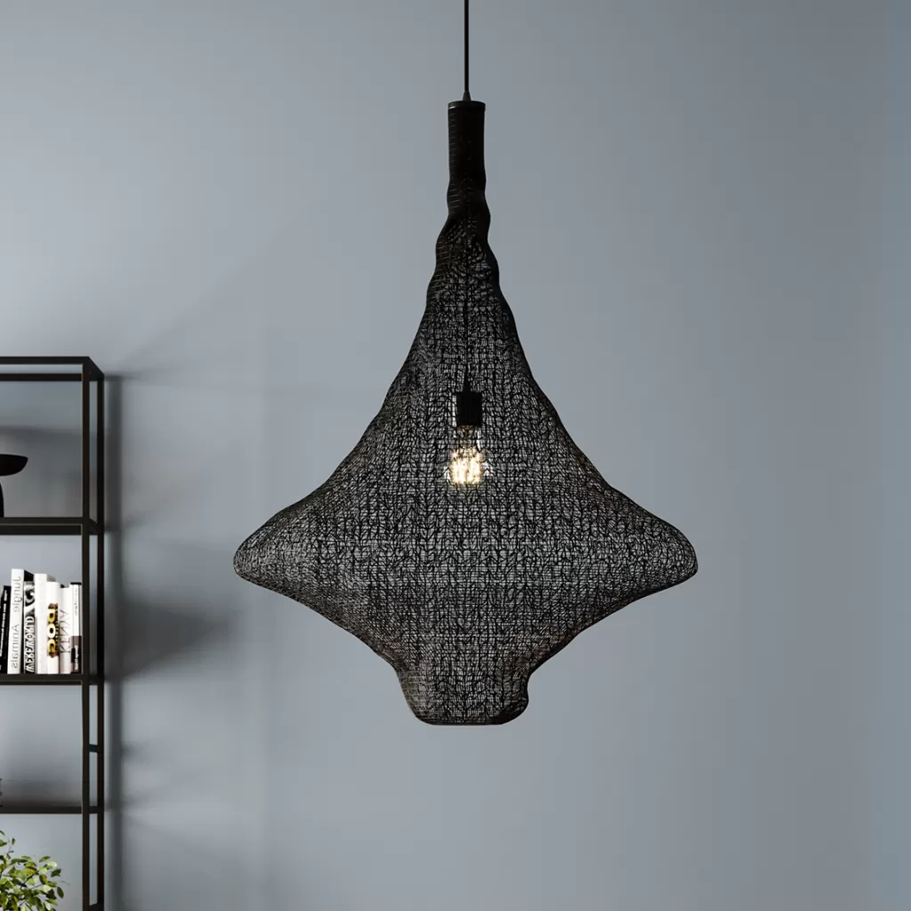 Riippuvalaisimet>KARE Design Cocoon Riippuvalaisin, Musta Ø89cm