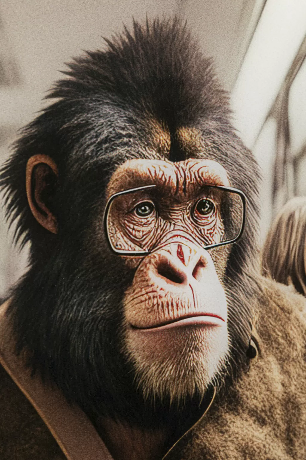 Taulut | Olohuone>KARE Design Commuter Monkey Apina Lasitaulu 60x60cm