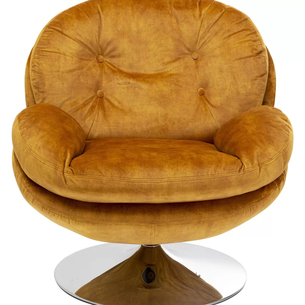 Nojatuolit>KARE Design Cosy Amber Pyörivä Nojatuoli, Meripihka
