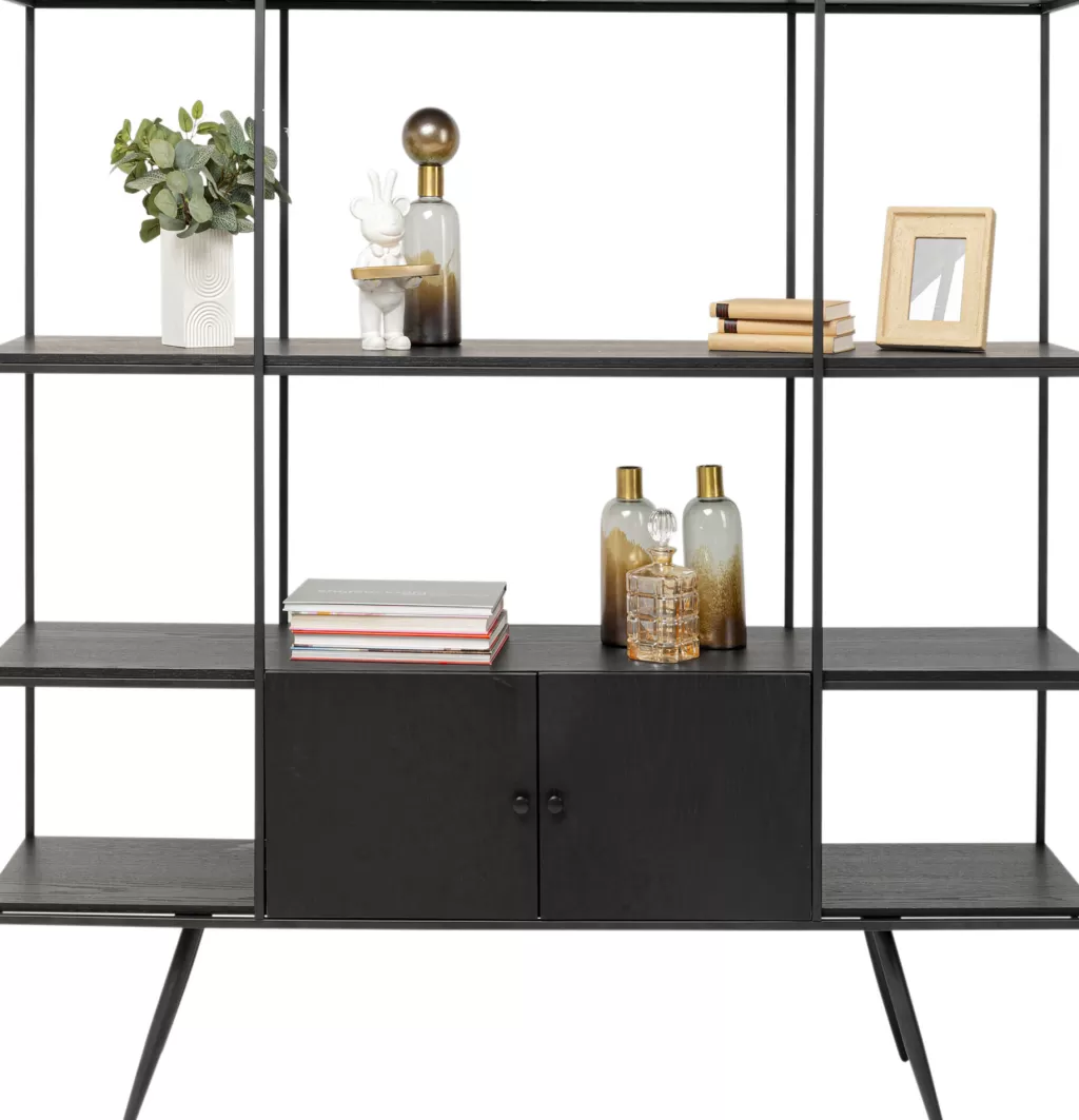 Hyllyt>KARE Design Cosy Sixties Hylly Musta 180x183cm