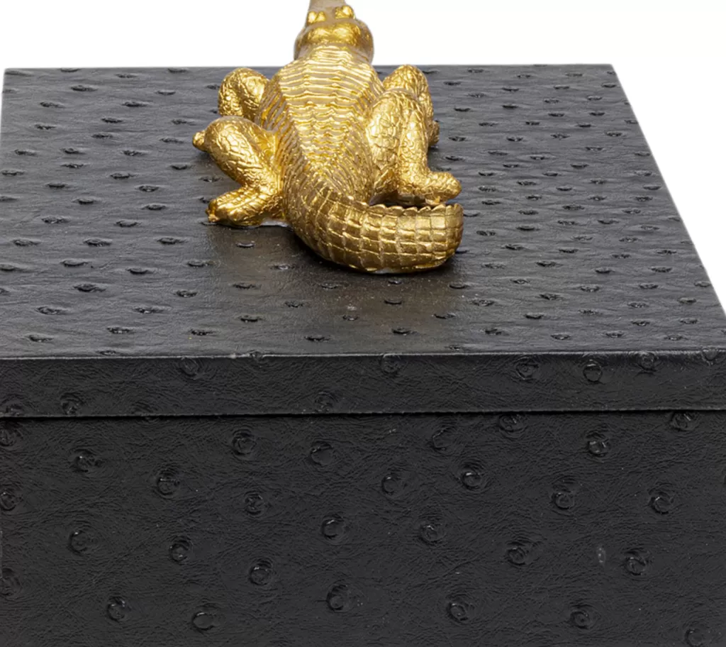Korurasiat>KARE Design Crocodile Krokotiili Rasiat Musta (2/Setti)