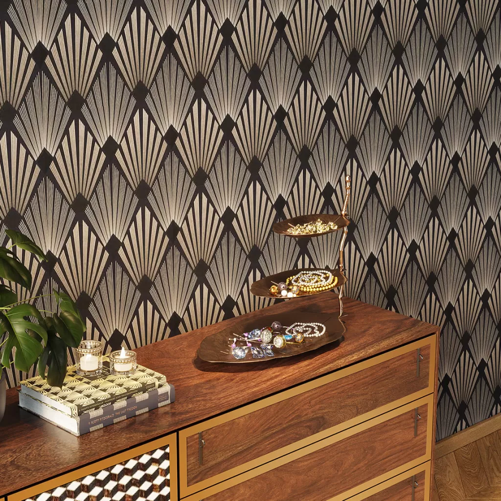 Korurasiat>KARE Design Deco Leaf Kerrostarjotin, Kulta