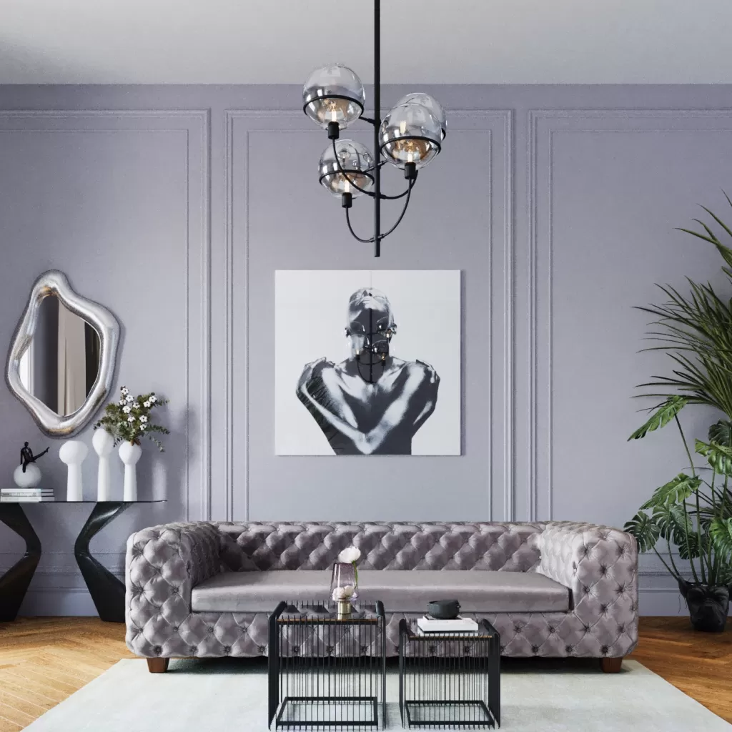 Sohvat>KARE Design Desire Sohva 3-istuttava, Hopeanharmaa