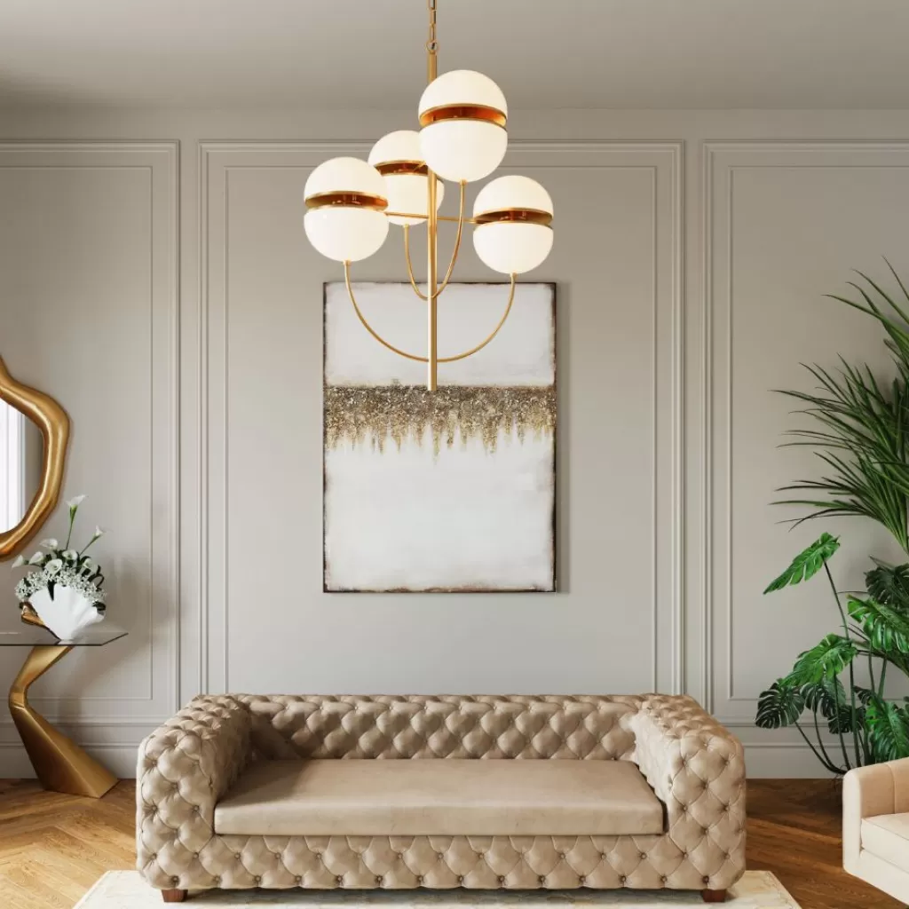 Sohvat | Olohuone>KARE Design Desire Sohva 3-istuttava, Samettia, Ecru