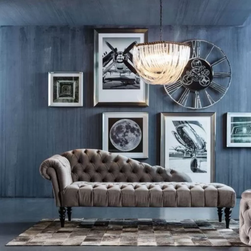 Lepotuolit>KARE Design Desire Velvet Divaani, Hopea