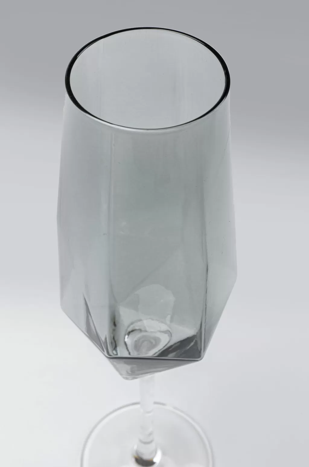 Viinilasit | Lasit>KARE Design Diamond Smoke Samppanjalasi