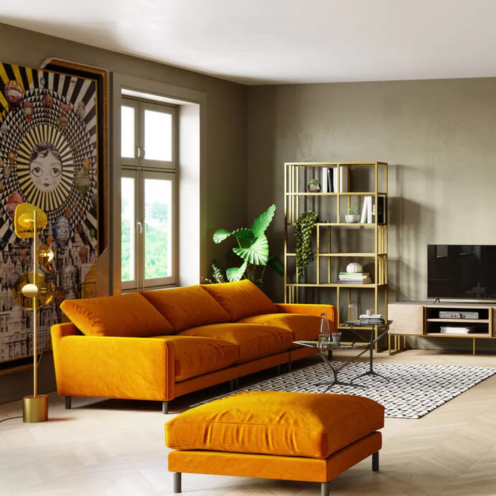 Sohvat | Olohuone>KARE Design Discovery Sohva 3-istuttava, Amber 322cm