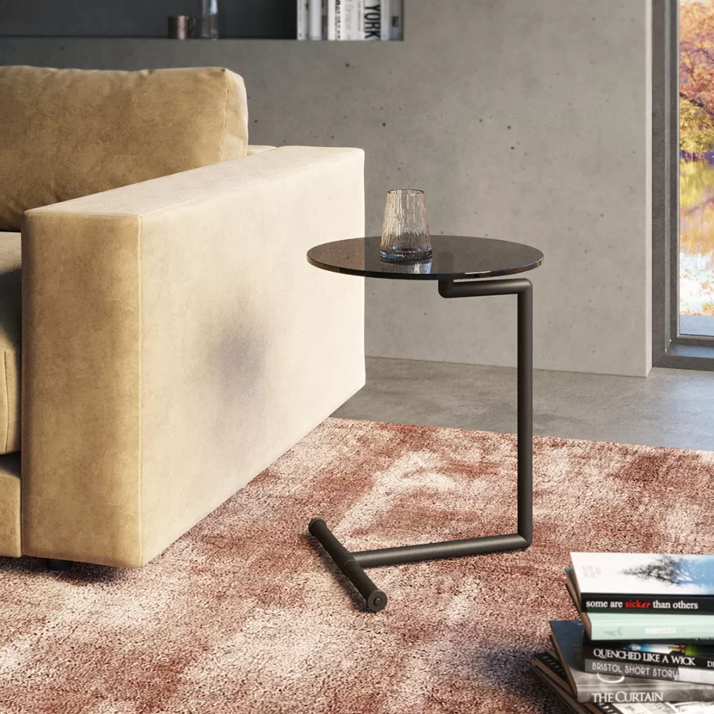 Sohvapöydät | Olohuone>KARE Design Easy Living Sivupöytä, Musta Ø46cm