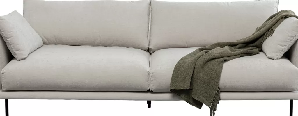 Sohvat | Olohuone>KARE Design Edna 3-istuttava Sohva, Kermanvärinen 245cm