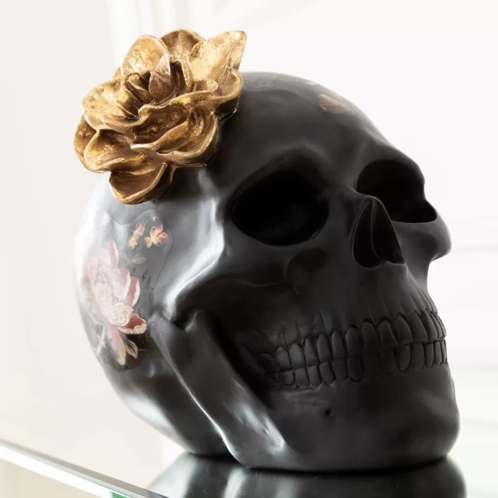 Koriste-Esineet>KARE Design Flower Skull Pääkallo Koriste-esine 22cm