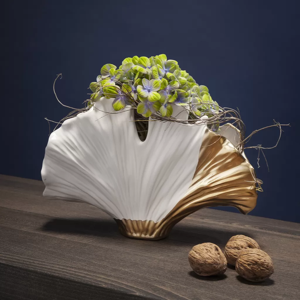 Maljakot>KARE Design Ginkgo Elegance Maljakko 18cm