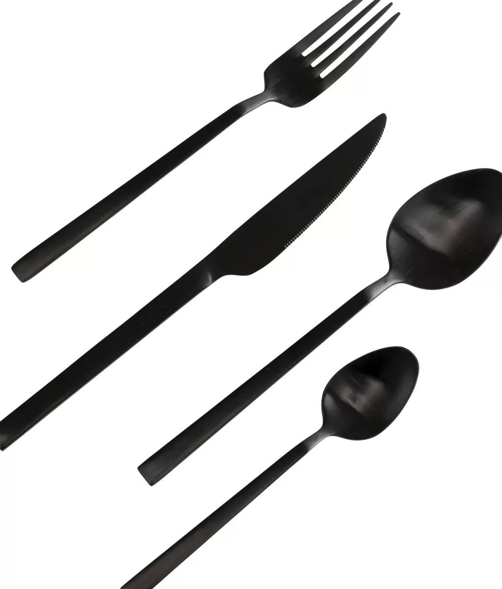 Keittiö Ja Astiat>KARE Design Gloria Aterimet Matta Musta (16/osaa)