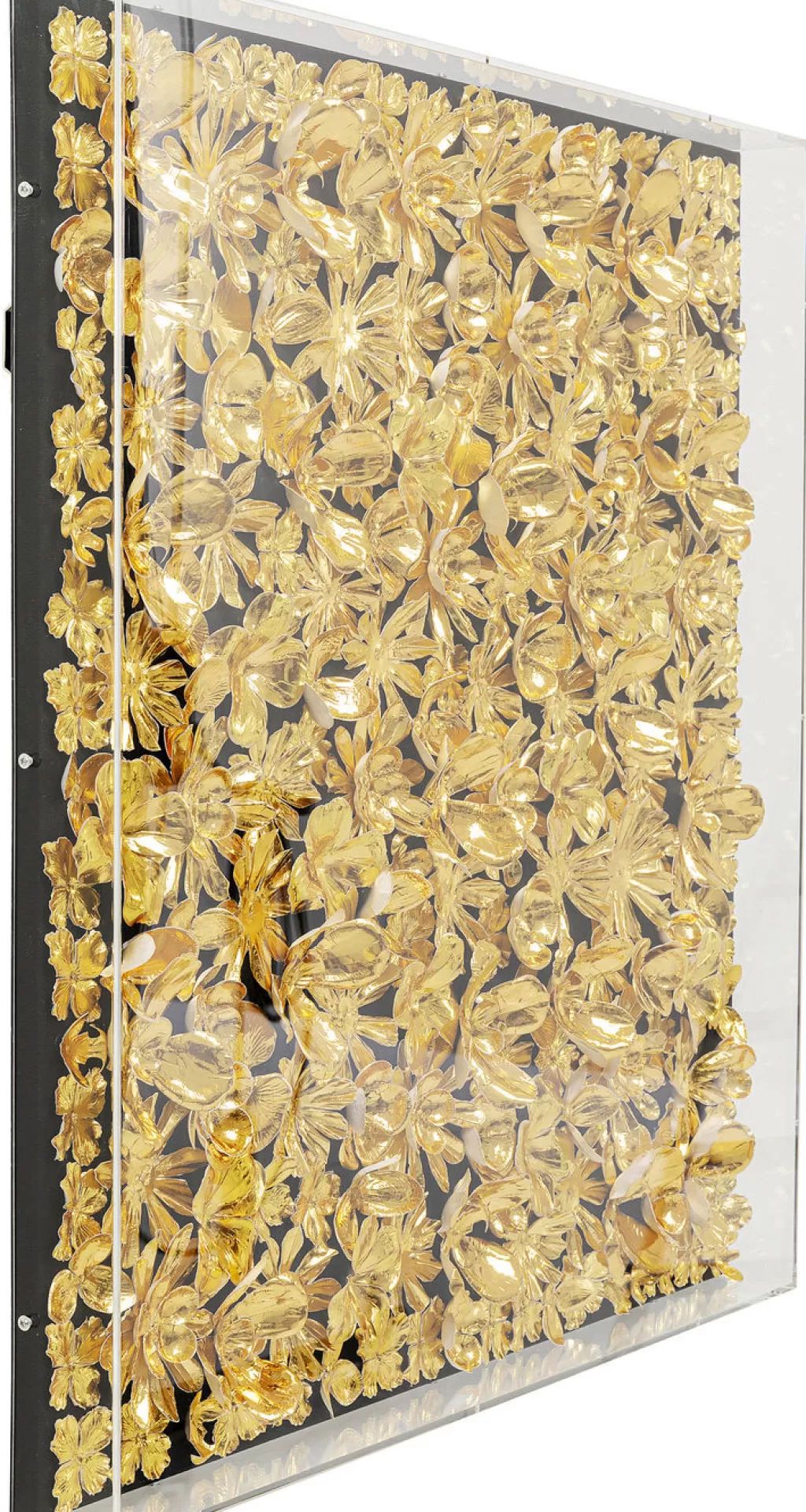 Seinäkoristeet>KARE Design Gold Flower Kehystetty Taulu 80x80cm