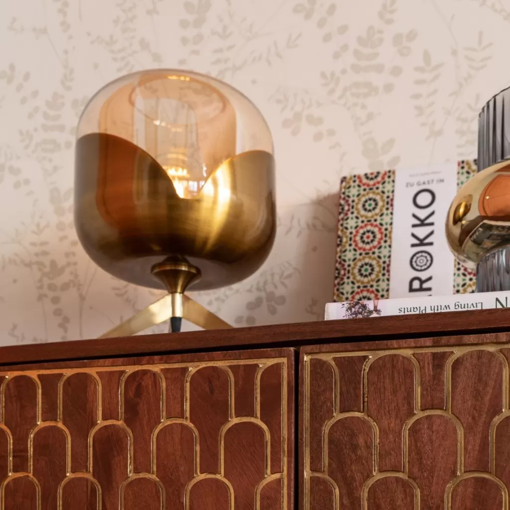 Pöytävalaisimet>KARE Design Golden Goblet Ball Pöytävalaisin, Kulta