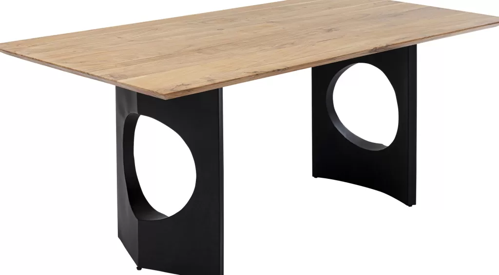 Pöydät>KARE Design Harmony Jacky Pöytä, Musta, Nature Acasiapuu 180x90cm