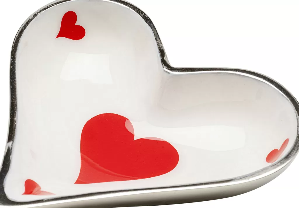 Korurasiat>KARE Design Hearts Card Herttakortti Koristekulho 15x13cm