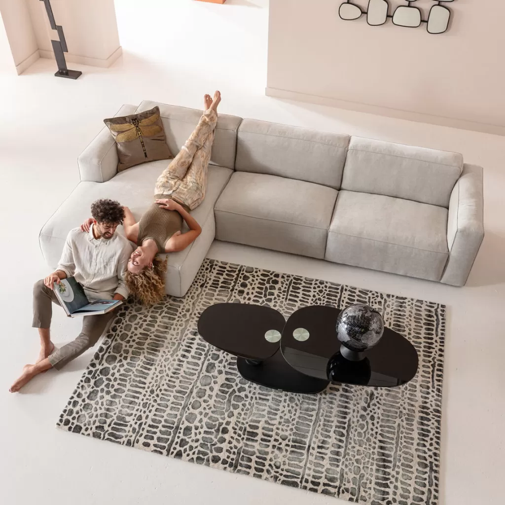 Moduulisohvat>KARE Design Henry Moduulisohva, 3-istuttava - Kermanvärinen, Oikea