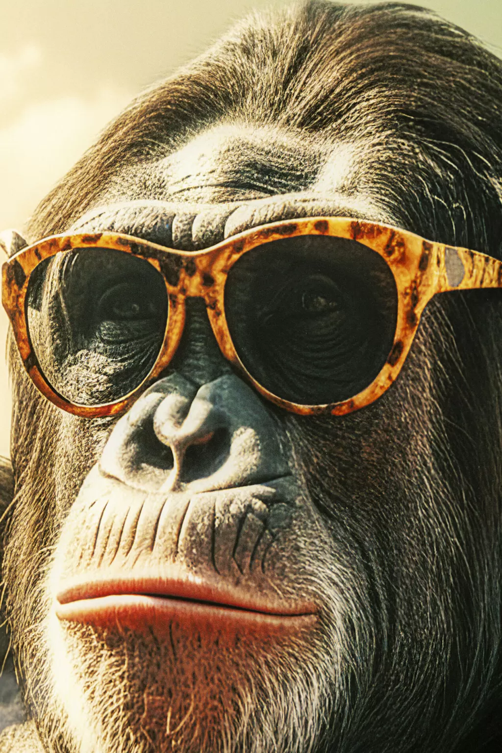 Taulut | Olohuone>KARE Design Holiday Monkey Apina Lasitaulu 80x60cm