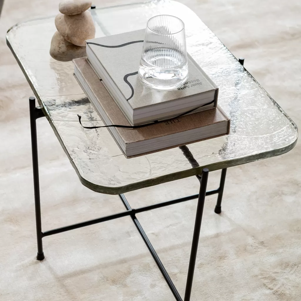 Sohvapöydät | Olohuone>KARE Design Ice Sohvapöytä, Musta 63x46cm