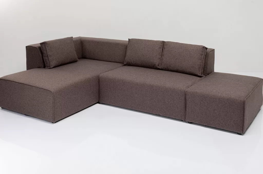 Olohuone | Kulmasohvat>KARE Design Infinity Dolce Kulmasohva, Ruskea, Vasen